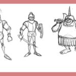 Knight Doodles
