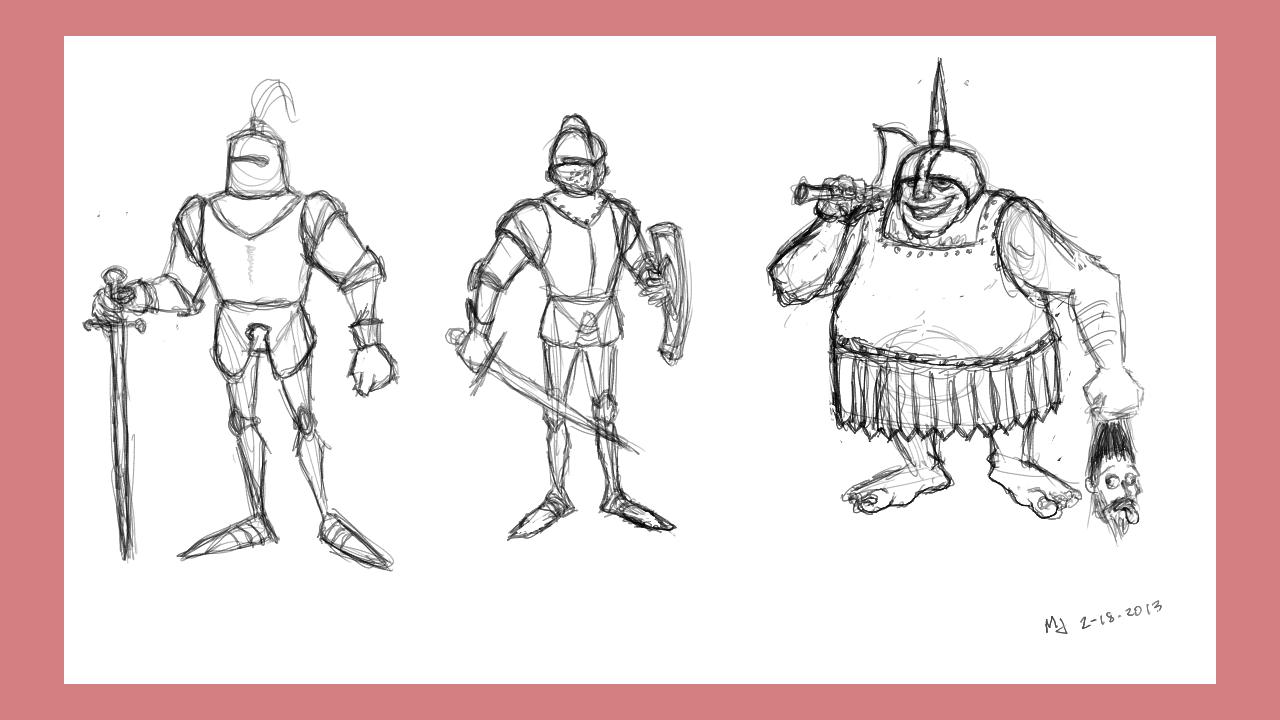 Knight Doodles